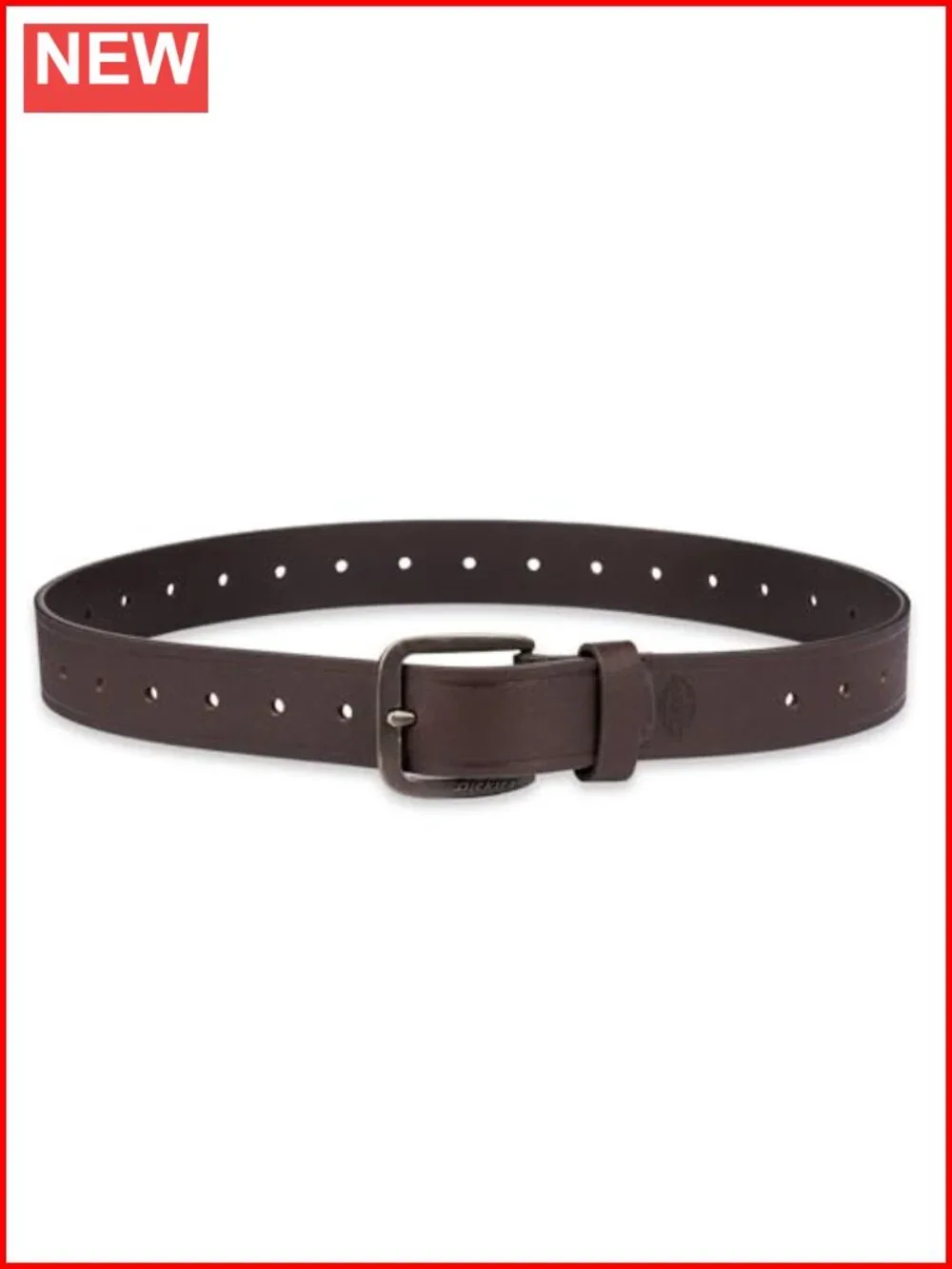 Men's Leather Heavyweight Work Belt with Prong Buckle Fully Adjustable